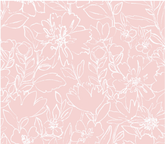 Flower house-Powder Keg-Pink (Sold By 1/2 Meter)